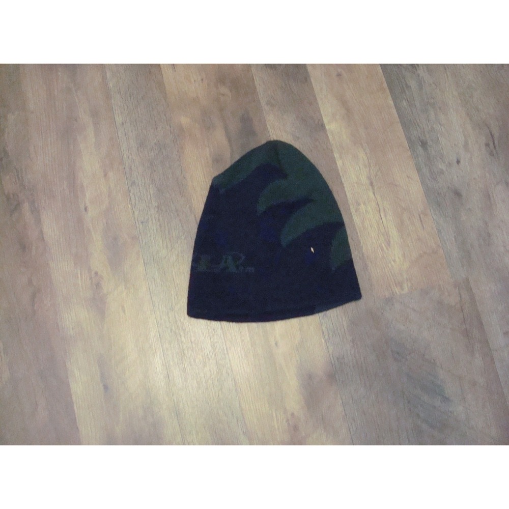 SHARKTOOTH LOGO ATHLETIC  90S BEANIE KNIT TOBOGGAN  HAT CAP VINTAGE DEADSTOCK B5